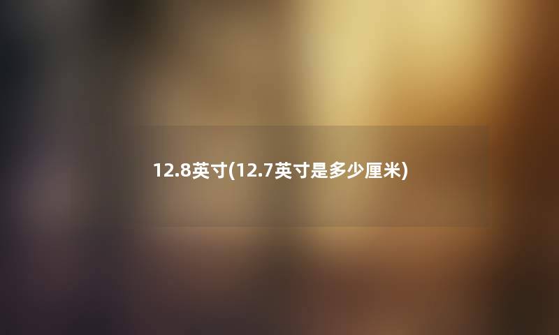 12.8英寸(12.7英寸是多少厘米)